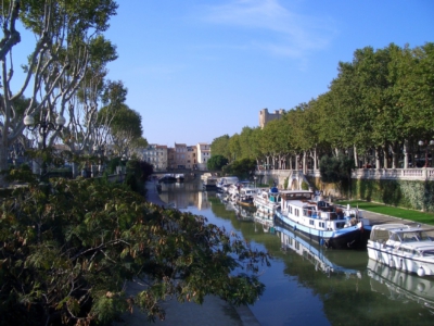 Narbonne Canal de la Ronine in Narbonne